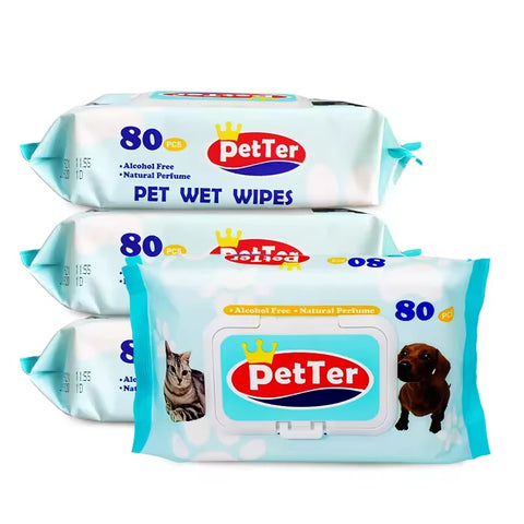 Wholesale Pet Wipes Cleaning Wipes for Dog Cat Face Wipes Natural Cotton for Pet