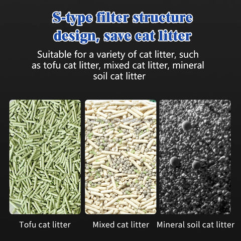 80L Odor Removal Electric Toilet Self Cleaning Smart Automatic cat Litter Box with APP WiFi Control 10 Safety Sensor Radars