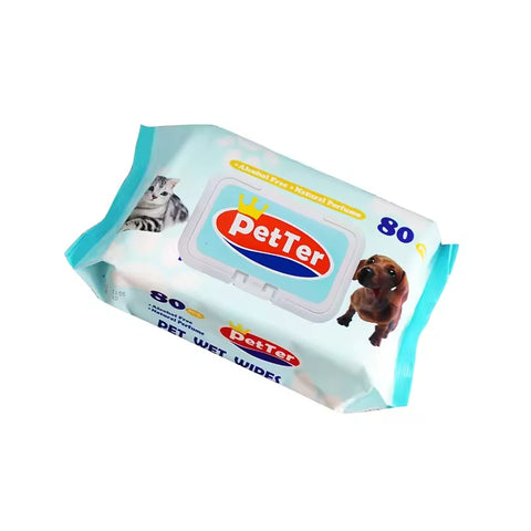 Wholesale Pet Wipes Cleaning Wipes for Dog Cat Face Wipes Natural Cotton for Pet