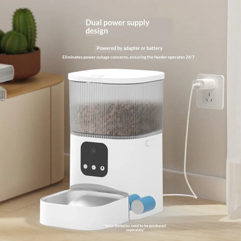 Timed Quantitative Remote Feeding Wifi Smart Pet Feeder