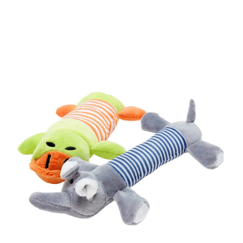 Wholesale Cute Small Eco-Friendly Cartoon Soft Plush Corn Velvet Molar Teeth Bite-Resistant Liver Flavor Pet Care Chew Toy for