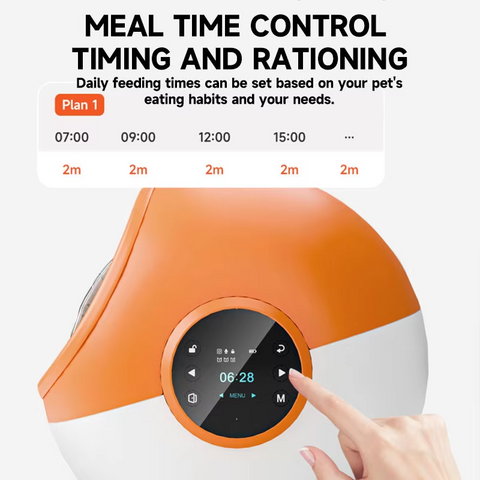 Automatic RFID Pet Cat Bowl Feeder Timed Feeding Cat Feeder with Voice Call Sensor Door
