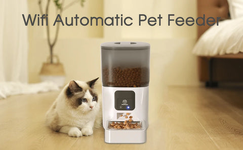 Papifeed the Best Selling Wholesale Cats Food Feeder Dog Smart Automatic Pet Feeder