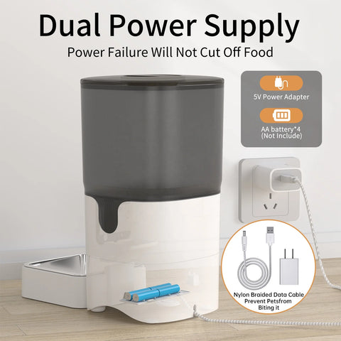 Papifeed the Best Selling Wholesale Cats Food Feeder Dog Smart Automatic Pet Feeder