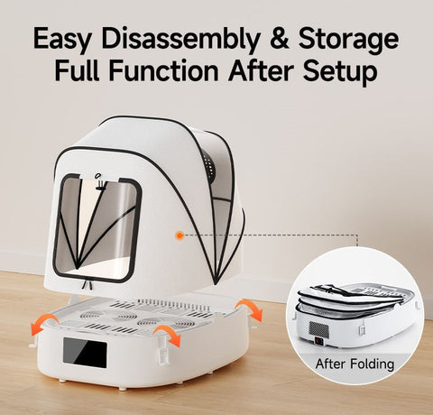 Eco-Friendly ABS Metal Portable Pet Dryer Automatic Fast Drying Blower Box for Dog Cat