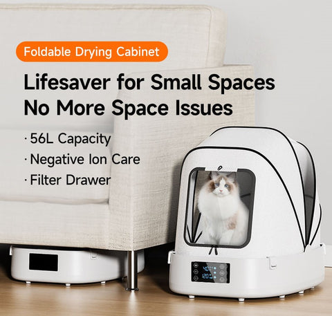Eco-Friendly ABS Metal Portable Pet Dryer Automatic Fast Drying Blower Box for Dog Cat