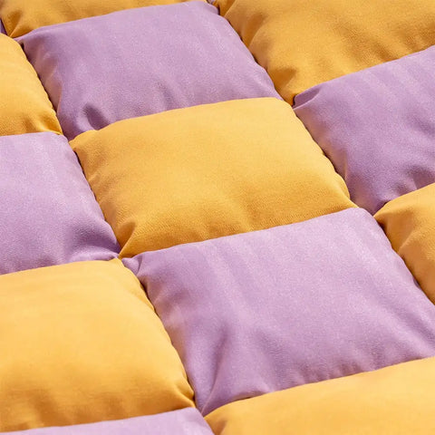 Travel Bolster Safety Back Seat Large Dog Car Seat Bed Chessboard Lounge Waterproof Dog Hammock Car Seat Cover Extender Mat