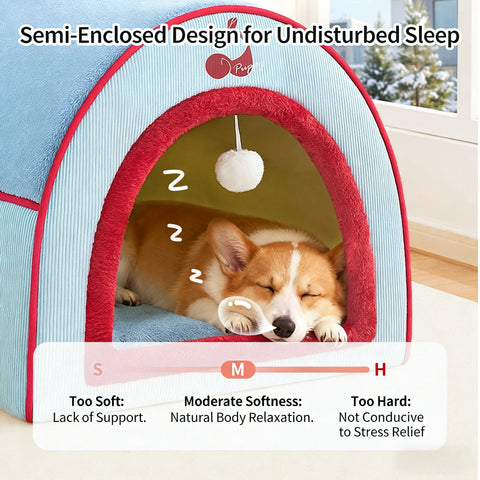 The Dog House Is a Closed Pet House for Small and Medium-sized Dogs That Can Be Disassembled and Washed All Year Round