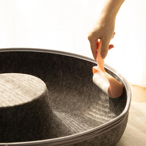 Hot Selling XL Doughnut-Shaped Cat Bed Tunnel High Quality Wool Wood Plastic Foam Accessory Modern Style Sleep Box for Cats Dogs