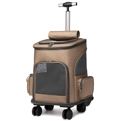 Approved Classic Extra Small Large Backpack Rolling Cat Pet Dog Luxury Foldable Portable Adjustable Large Capacity 20kg Pet