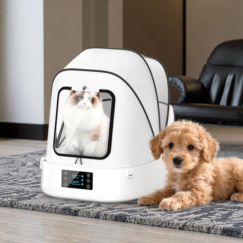Eco-Friendly ABS Metal Portable Pet Dryer Automatic Fast Drying Blower Box for Dog Cat