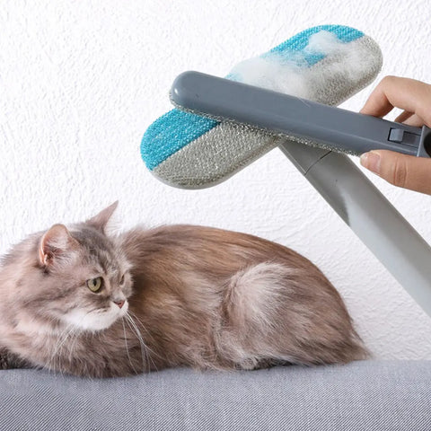 3 in 1 Pet Hair Remover Brush Long Handle Window Cleaning Brush Pet Fur Cleaning Tool Cat Dog Hair Remover Brush Pet Supplies
